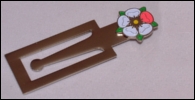 Yorkshire Rose Pink Petal Bookmark